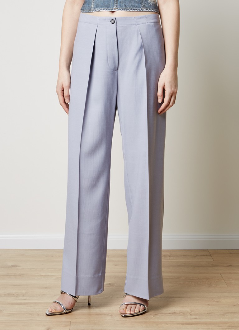 Bershka Flared Broek Bershka Lila Broek United Colors Of Benetton