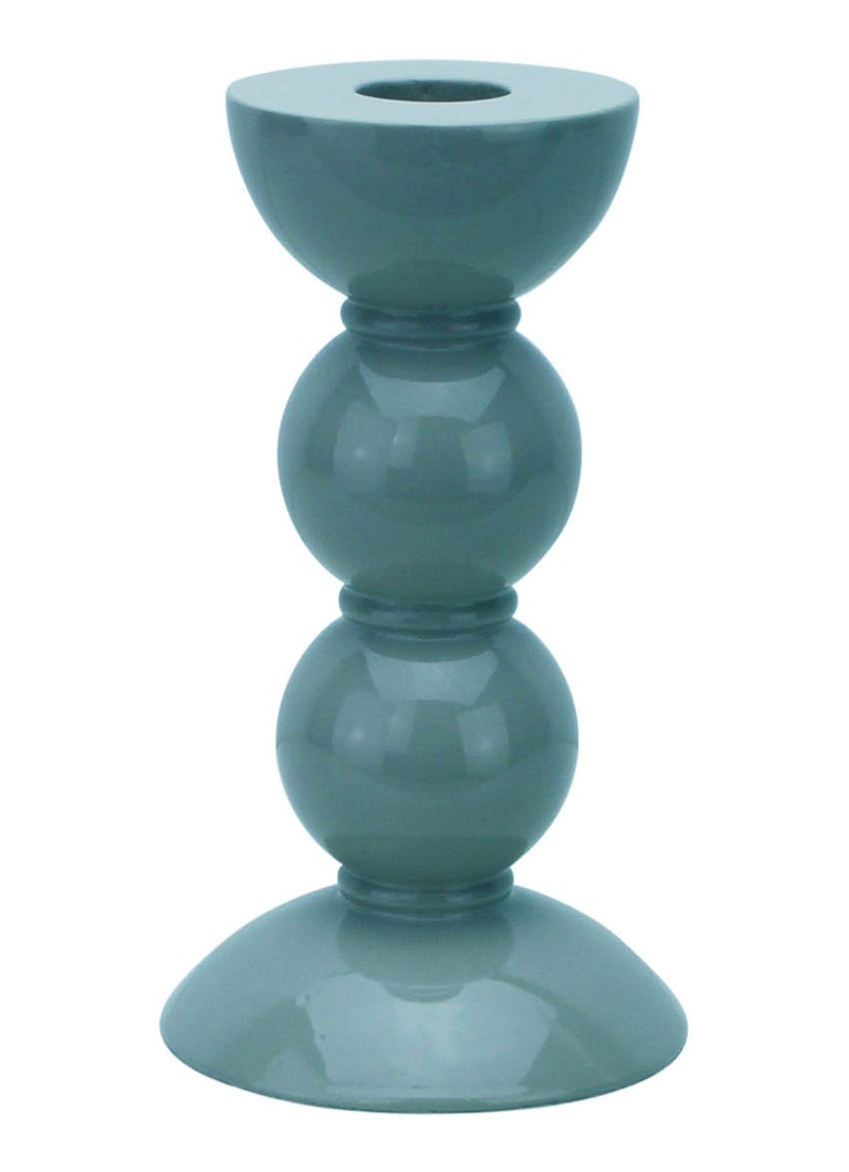 Addison Ross - Bobbin kandelaar 14 cm - Blauwgrijs