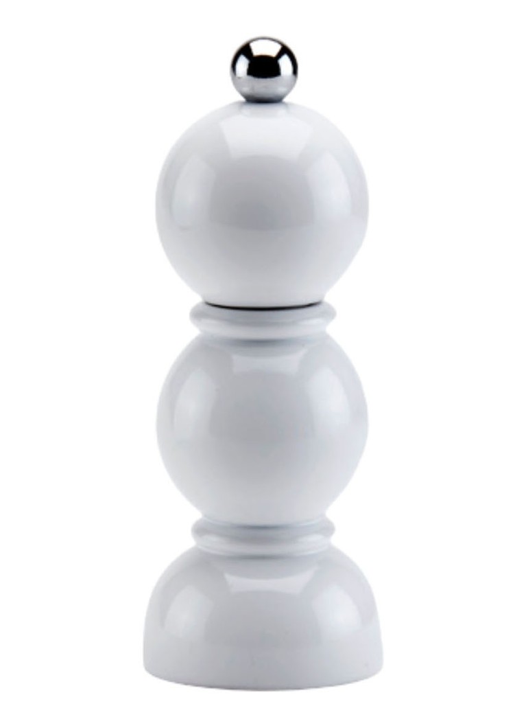 Addison Ross - Mini Bobbin peper / zoutmolen 14 cm - Wit
