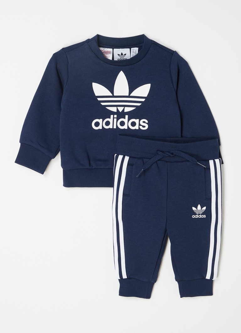 adidas trainingsjack donkerblauw