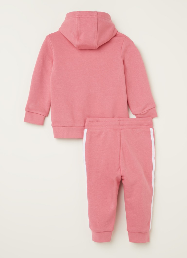 Adidas Ensemble Bebe Trefle Avec Sweat A Capuche Et Pantalon De Jogging De Bijenkorf