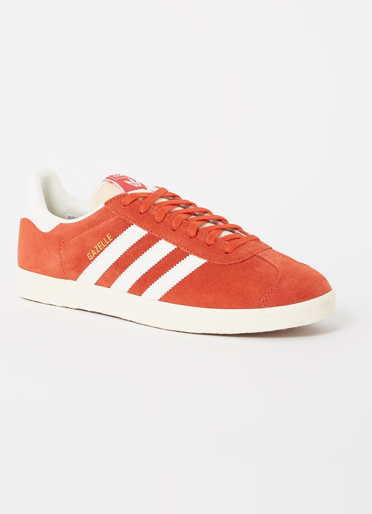 adidas - Gazelle sneaker van suède - Rood