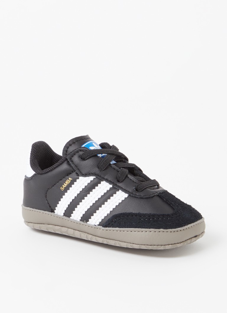 Adidas - Samba sneaker van leer - Zwart