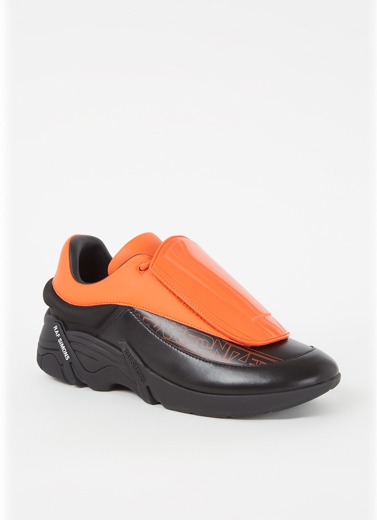 adidas - Sneakers Antei avec détails en cuir - Orange