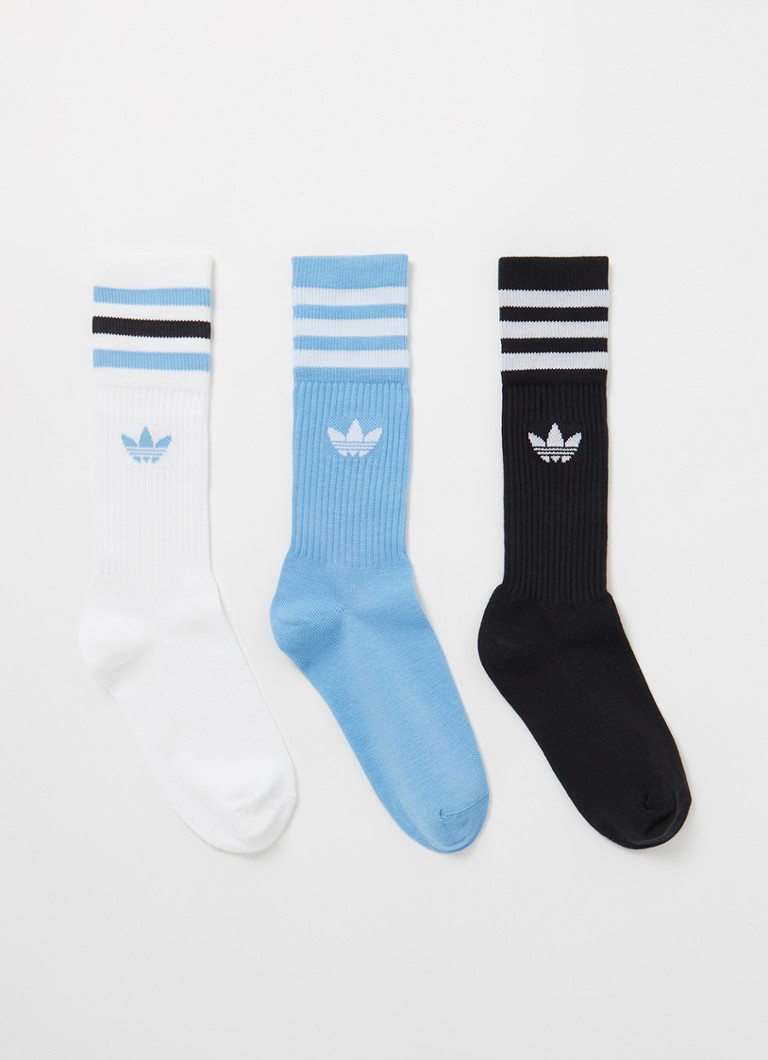 adidas sokken blauw
