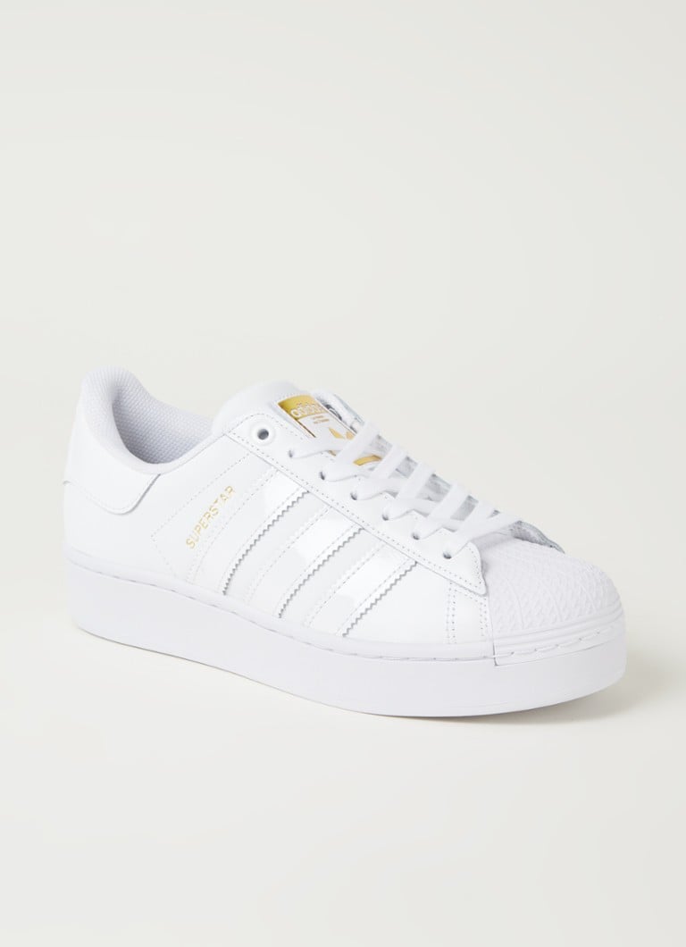 complexiteit het beleid Gemakkelijk adidas Superstar Bold sneaker van leer • Wit • deBijenkorf.be