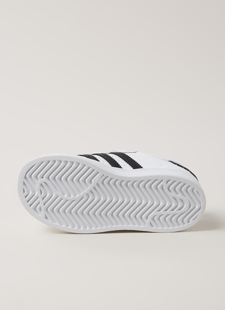 hebben zich vergist dat is alles Inzet adidas Superstar sneaker met leren details • Kit • deBijenkorf.be