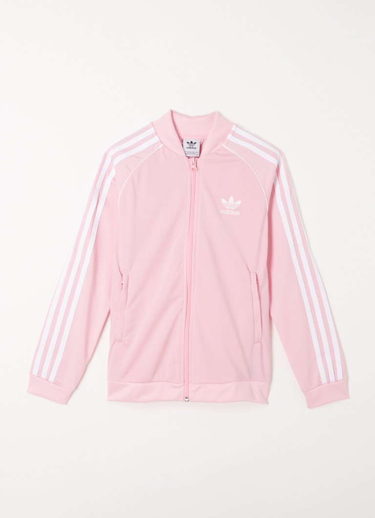 incompleet Classificatie Buiten adem adidas Superstar trackvest met logo • Lichtroze • deBijenkorf.be