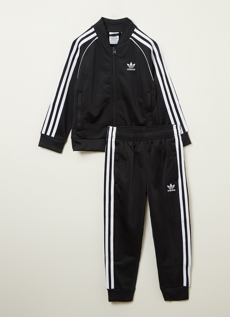 adidas Superstar trainingspak 2-delig Zwart • deBijenkorf.be