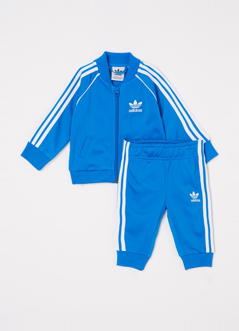 adidas trainingspak blauw