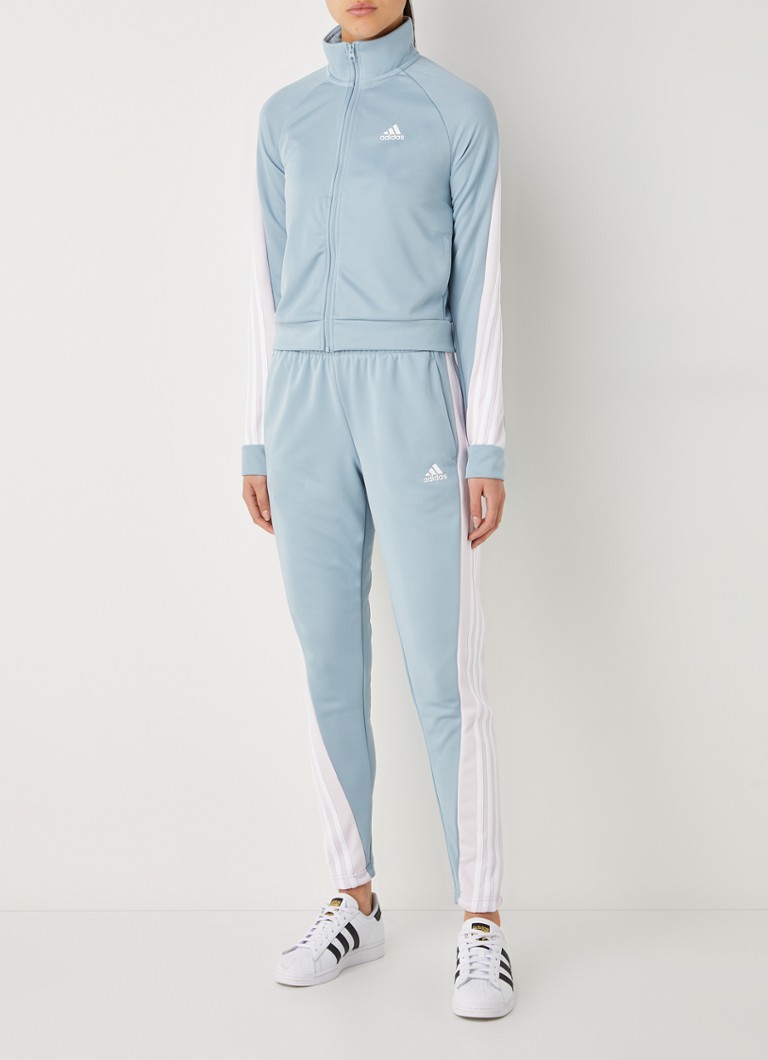 adidas trainingspak lichtblauw