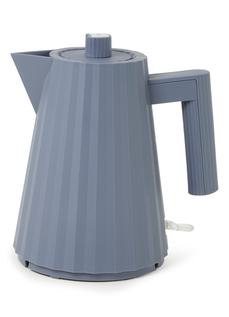 Alessi - Plissé waterkoker 1 liter MDL06/1 - Staalblauw