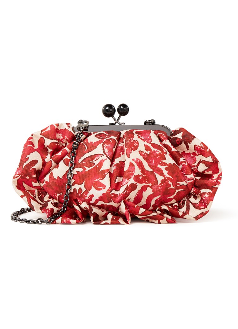 undefined - Alida Pasticcino clutch met ruches - Rood