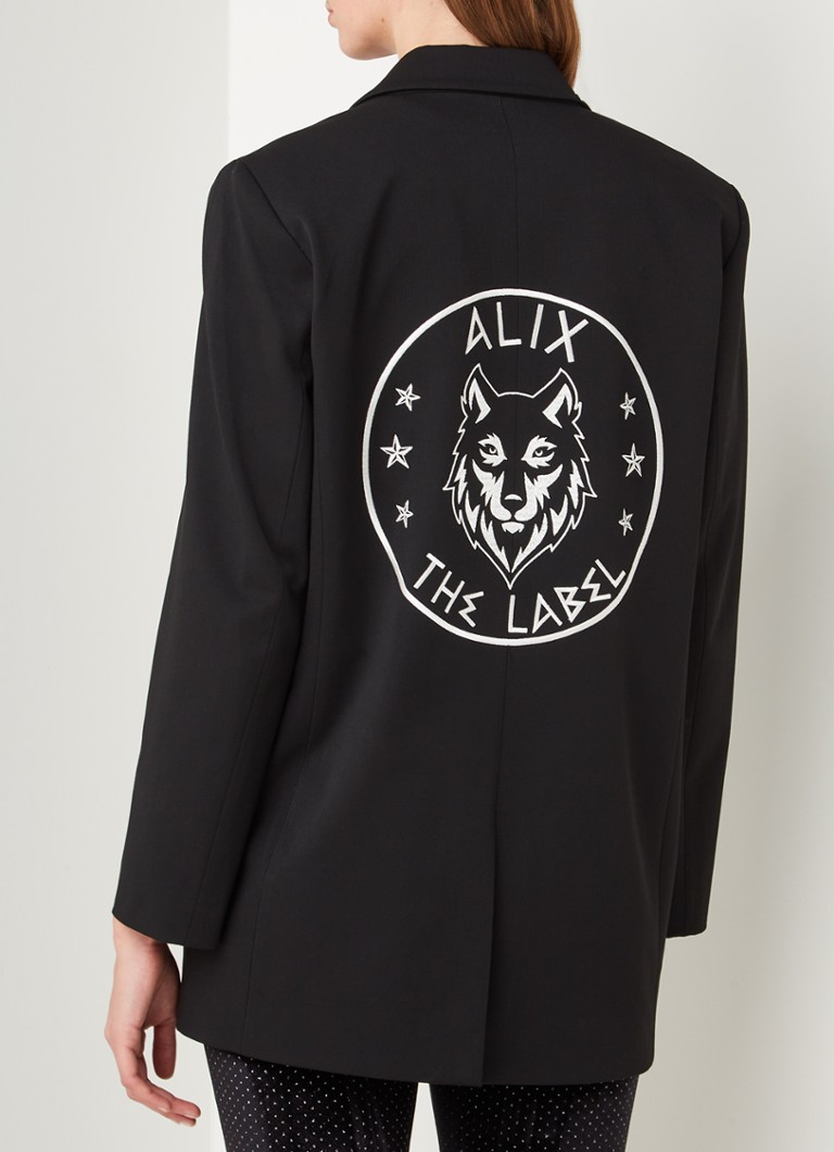 alix the label blazer grijs