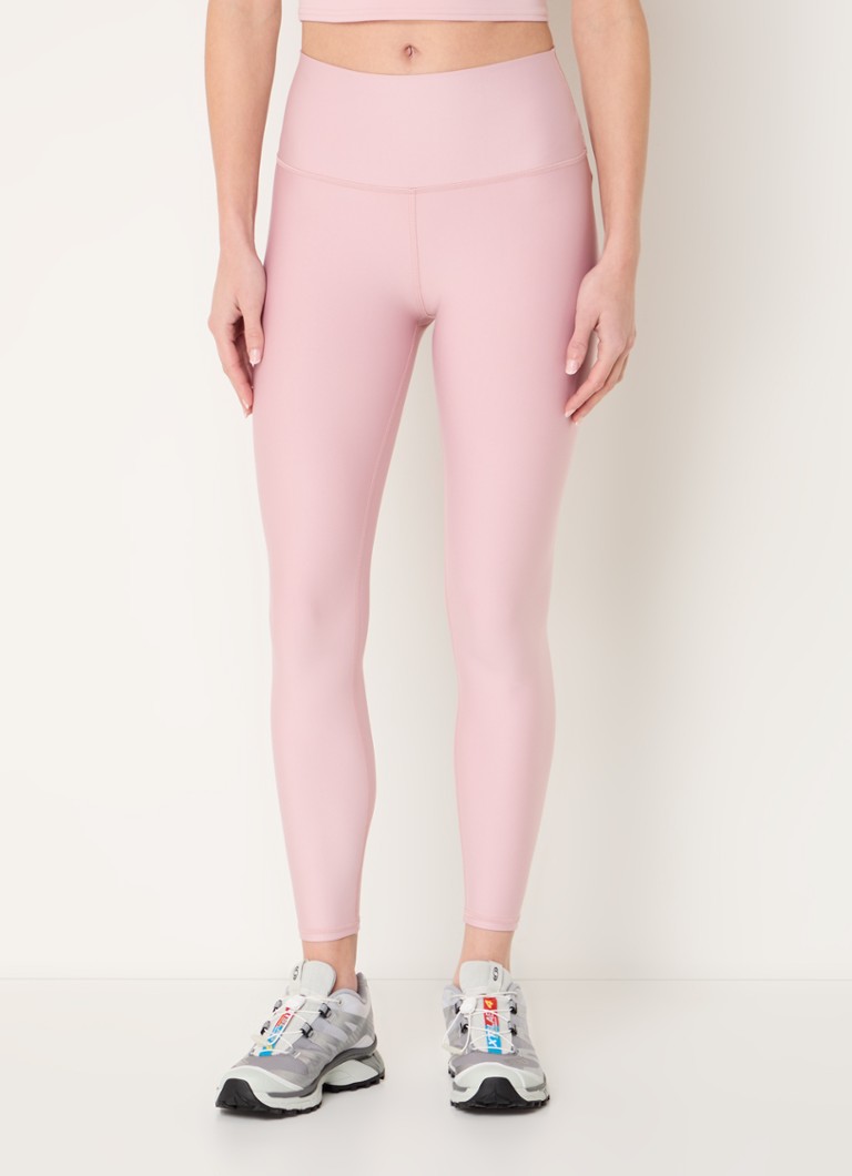 Alo Yoga - Airlift mid waist cropped trainingslegging met stretch - Lichtroze