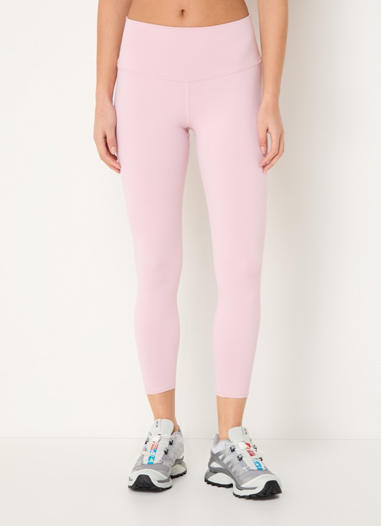 Alo Yoga - High waist trainingslegging met logo - Roze