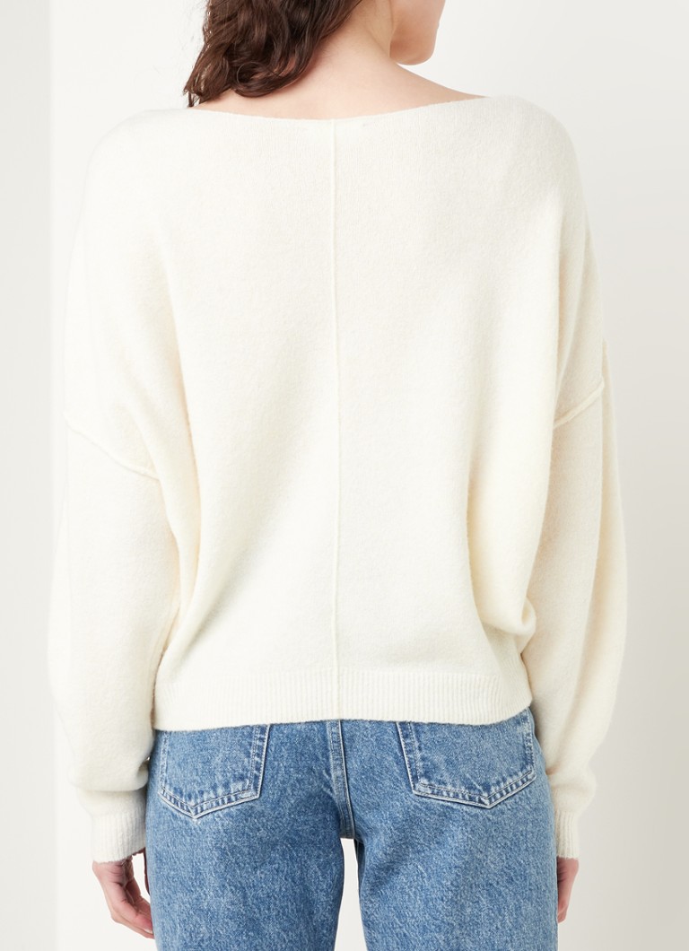 American Vintage Damsville fijngebreide trui in wolblend met