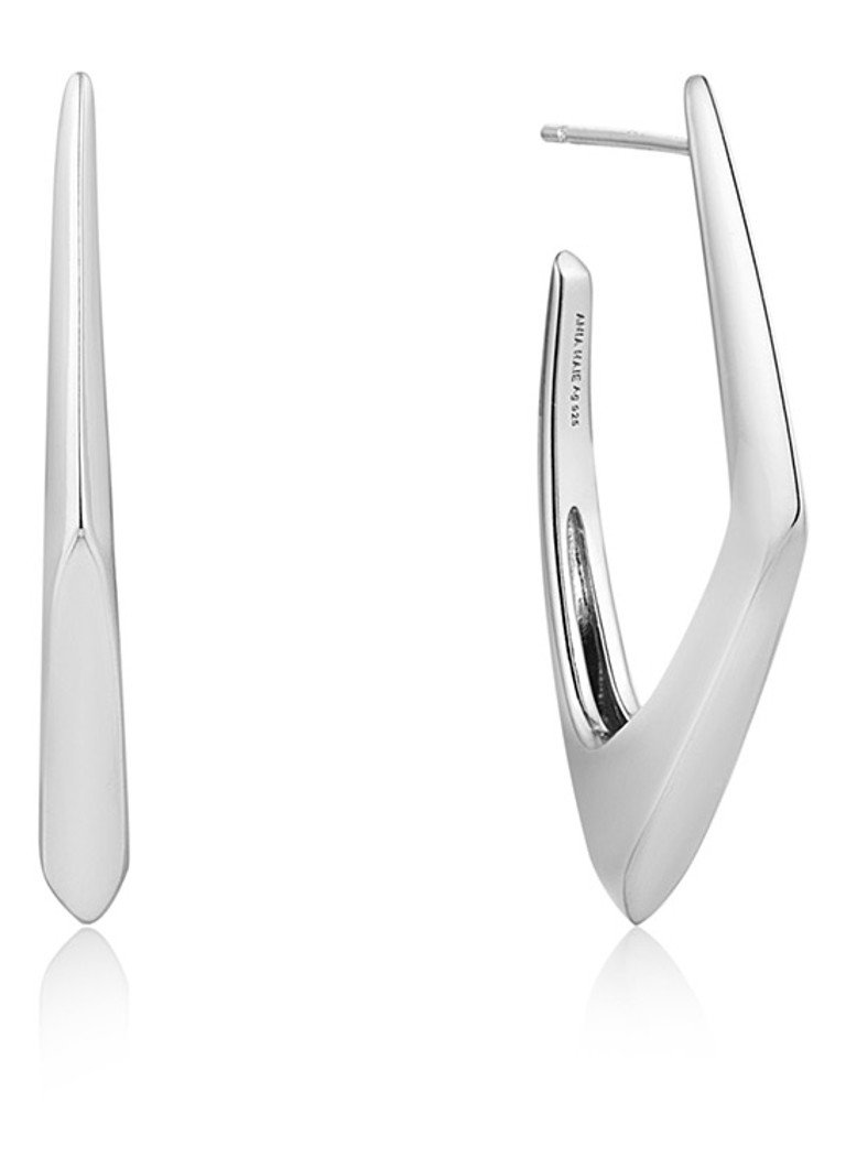 Ania Haie - Geometric oorstekers S - Zilver