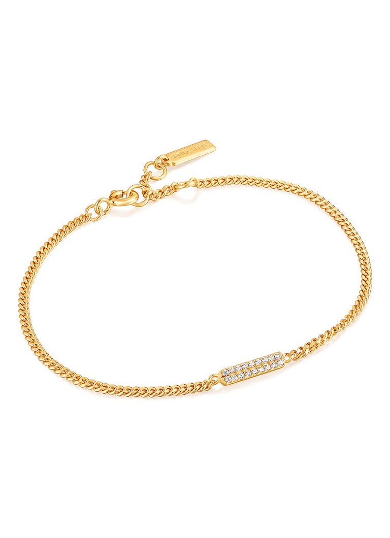 Ania Haie - Glam Bar armband verguld - Goud