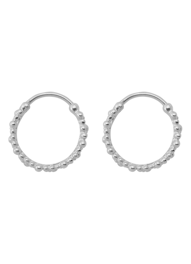 Anna + Nina - Cluster Small oorringen van zilver - Zilver
