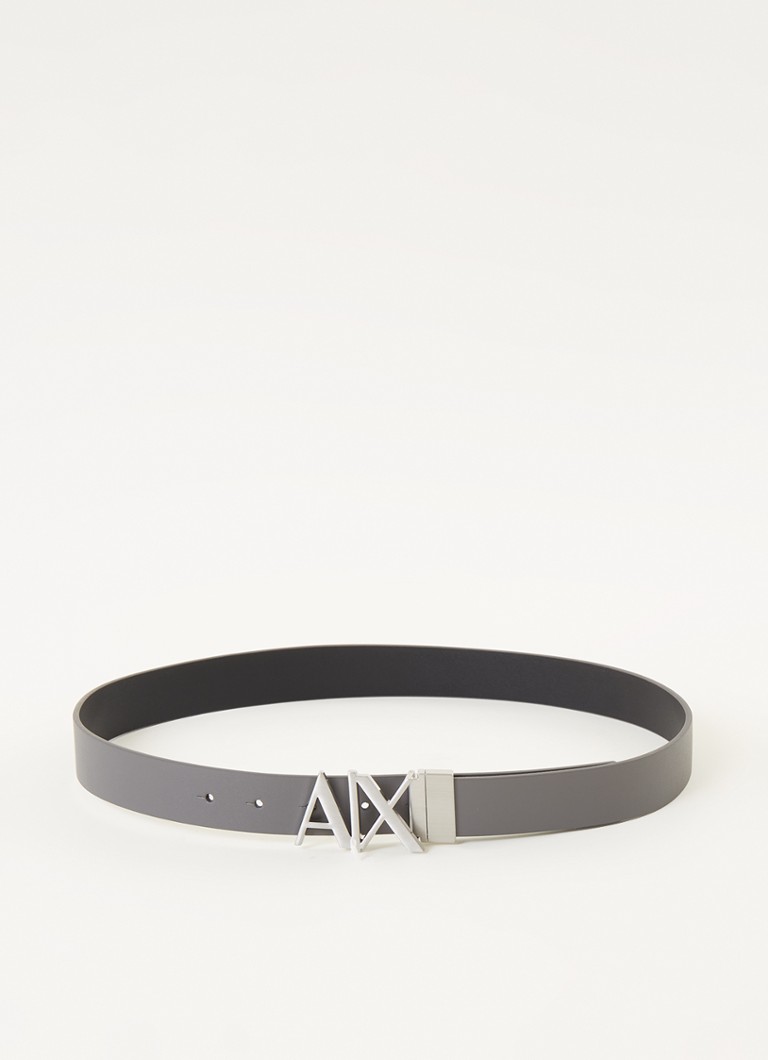 Handelsmerk schouder Onderscheid Armani Exchange Riem van leer • Lichtgrijs • deBijenkorf.be