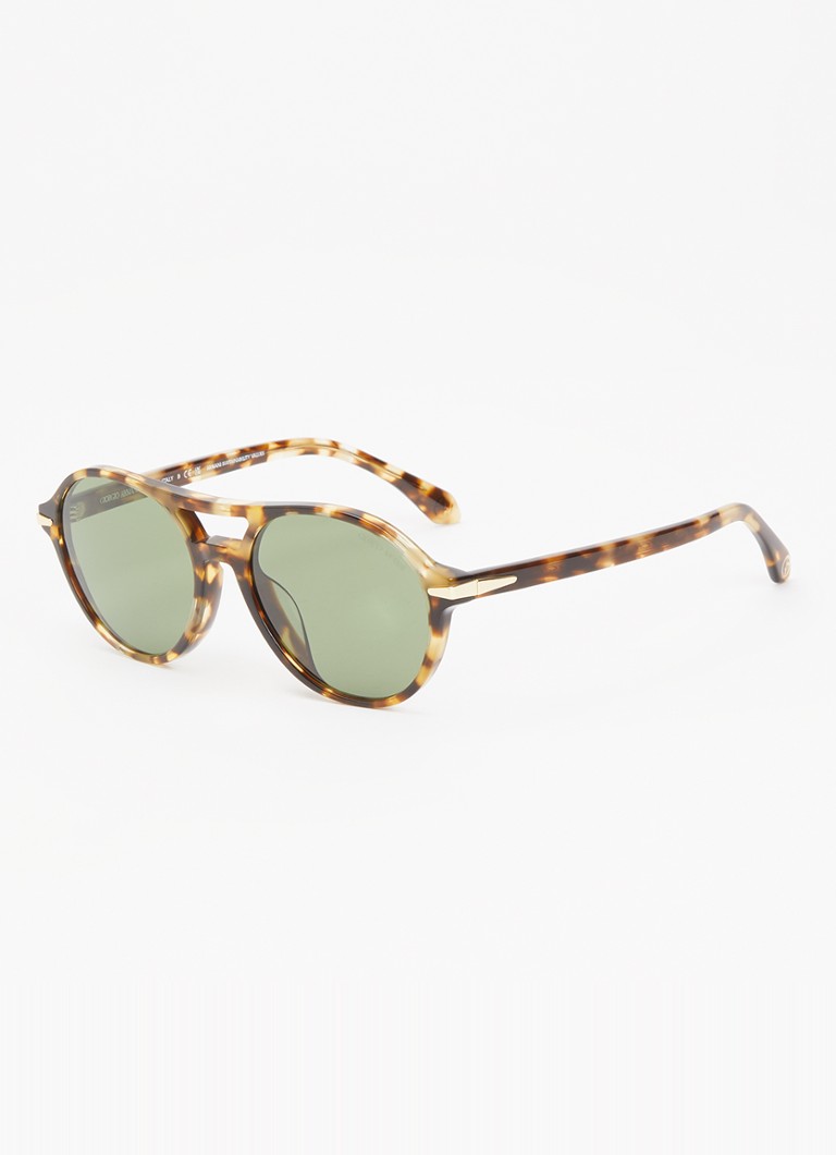 Armani - Retro zonnebril AR8236U - Bruin