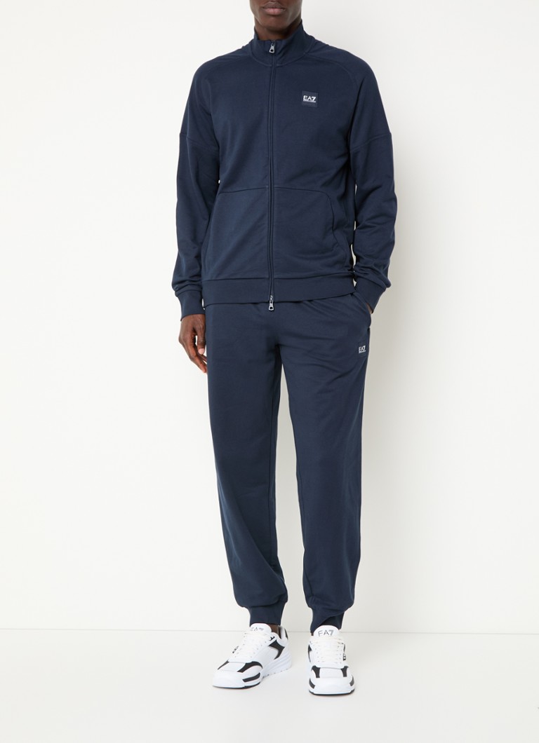 Armani - Trainingspak met logo en steekzakken - Donkerblauw