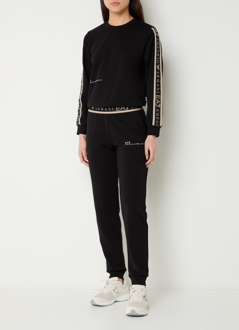 Armani - Trainingspak met logoband - Zwart