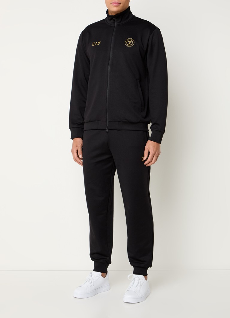 Armani - Trainingspak met steekzakken en logo - Zwart