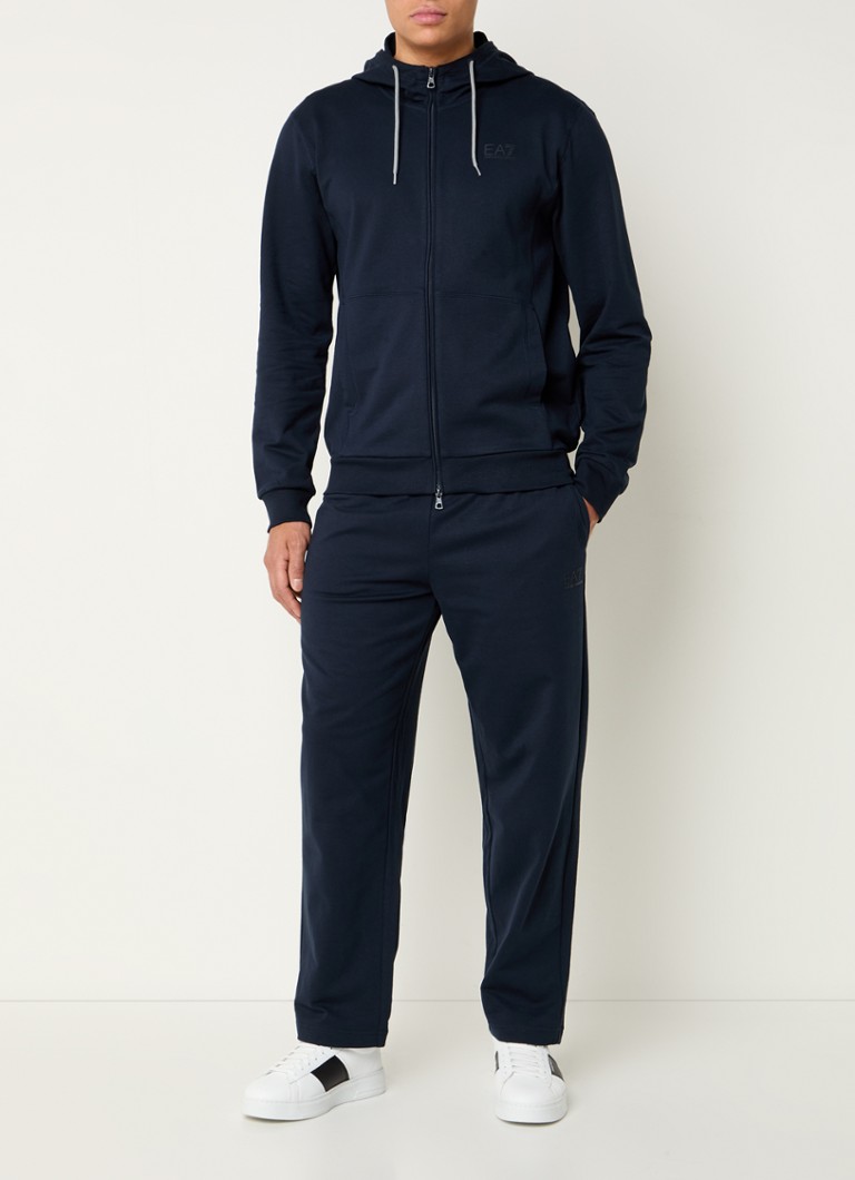 Armani - Trainingspak met steekzakken en logoprint - Donkerblauw