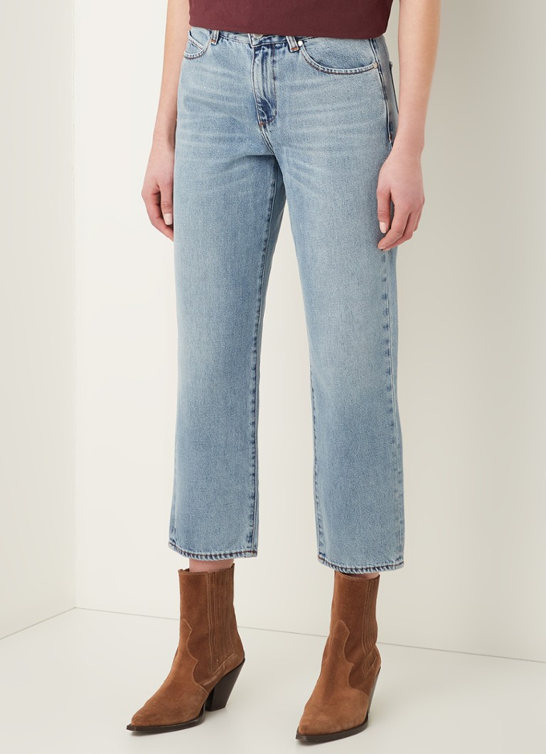 ARMEDANGELS - Fjellaa high waist straight leg cropped jeans - Indigo
