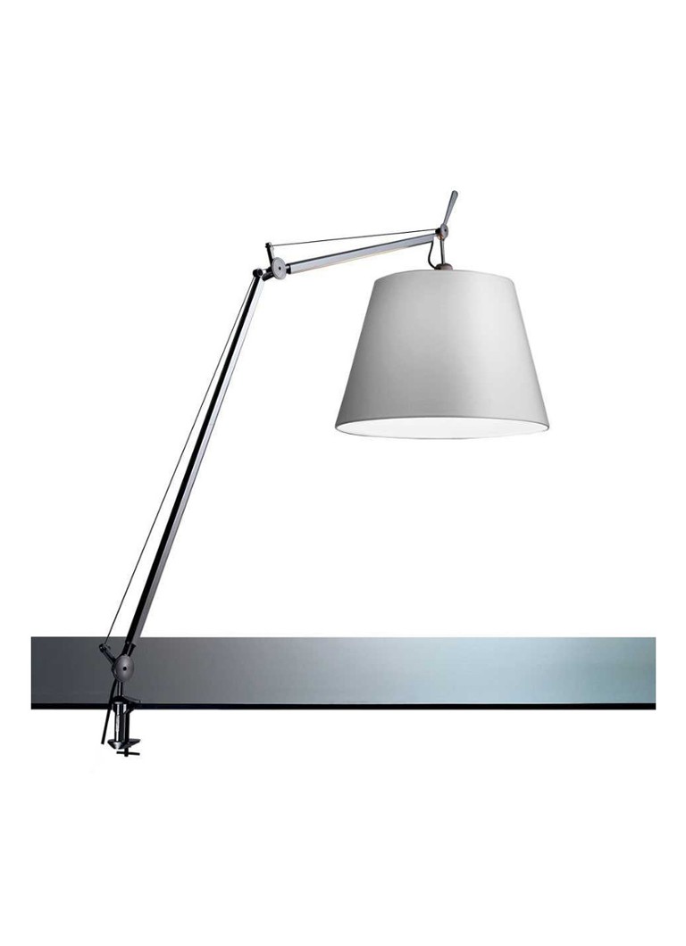Artemide - Tolomeo Mega Tavolo bureaulamp met aan-/uitschakelaar en tafelklem aluminium - Grijs