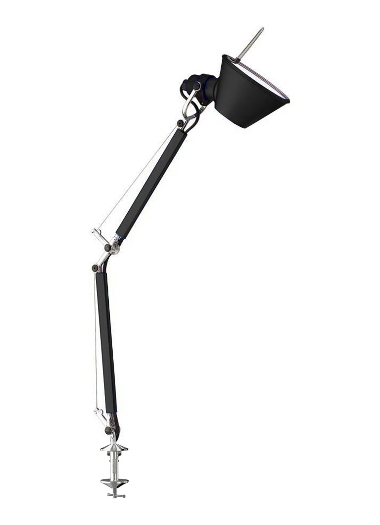 Artemide - Tolomeo Micro tafellamp met tafelklem 41 x 49 cm - Zwart
