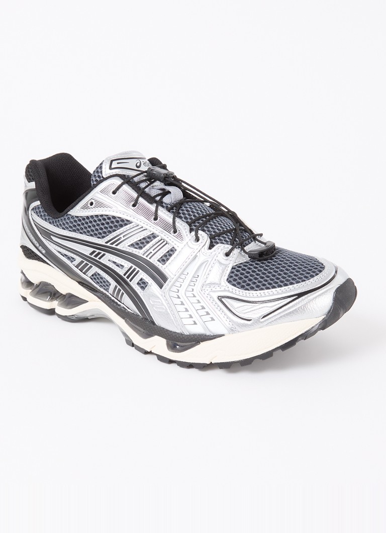 ASICS - Gel-Kayano 14 sneaker met mesh en metallic details - Zwart