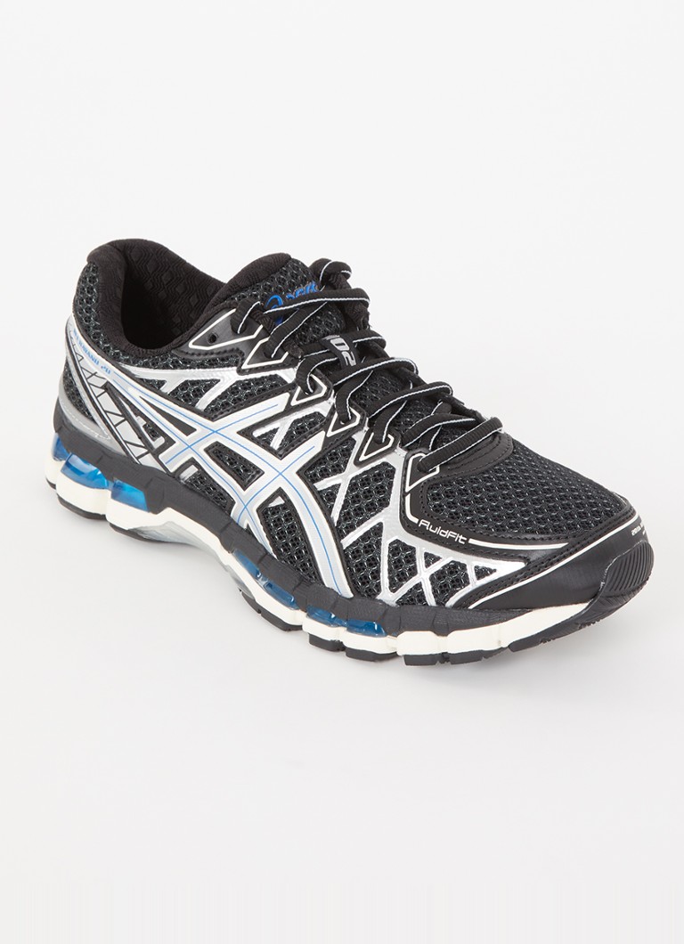ASICS - Gel-Kayano 20 sneaker van mesh met metallic details - Zwart
