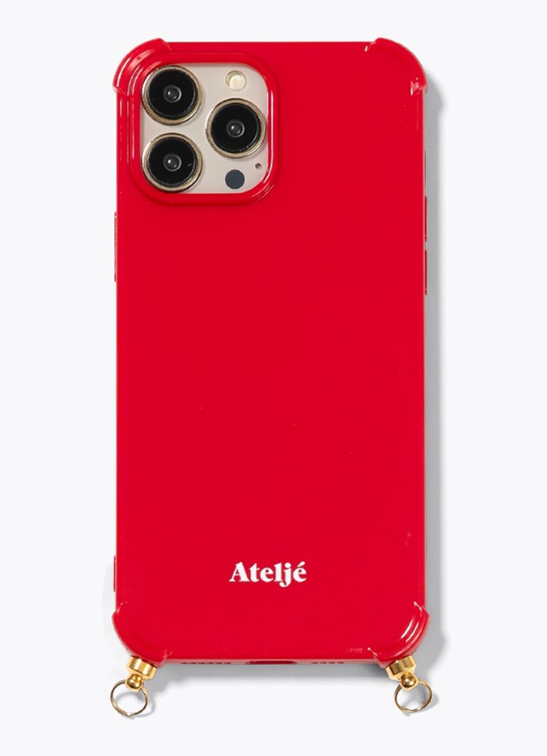 Ateljé - Telefoonhoes voor iPhone 14 Pro Max - Rood