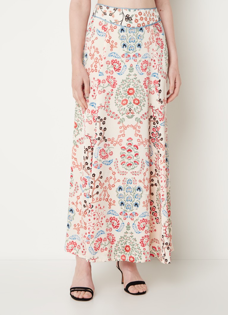 Ba Sh Jupe Longue Garance A Imprime Floral De Bijenkorf