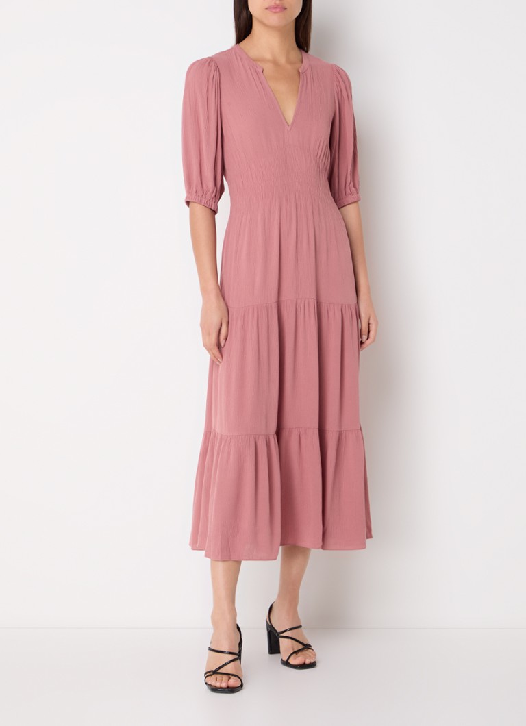 Jurken Dames Jurk Zalmroze Feestjurk Zalmroze Jurk Zalmroze Jurk