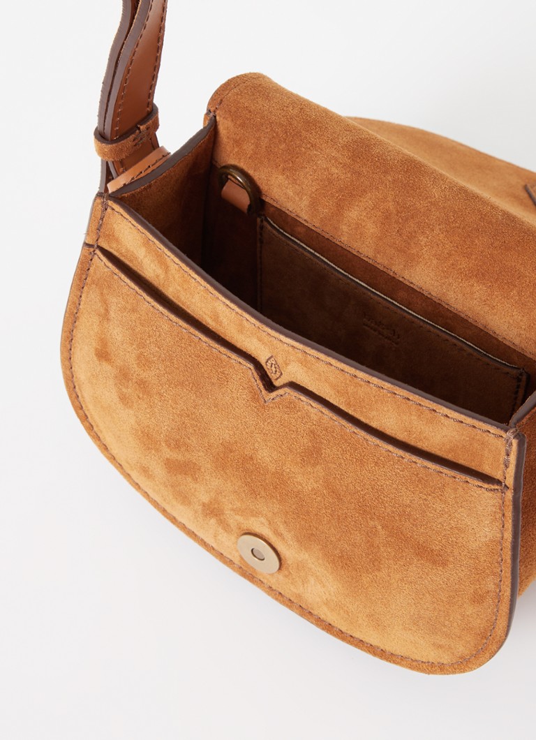 Ba&sh Teddy Small Crossbody Bag - Cognac