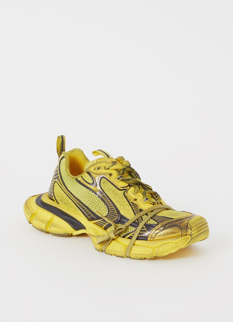 Balenciaga - Runner sneaker met mesh details - Geel