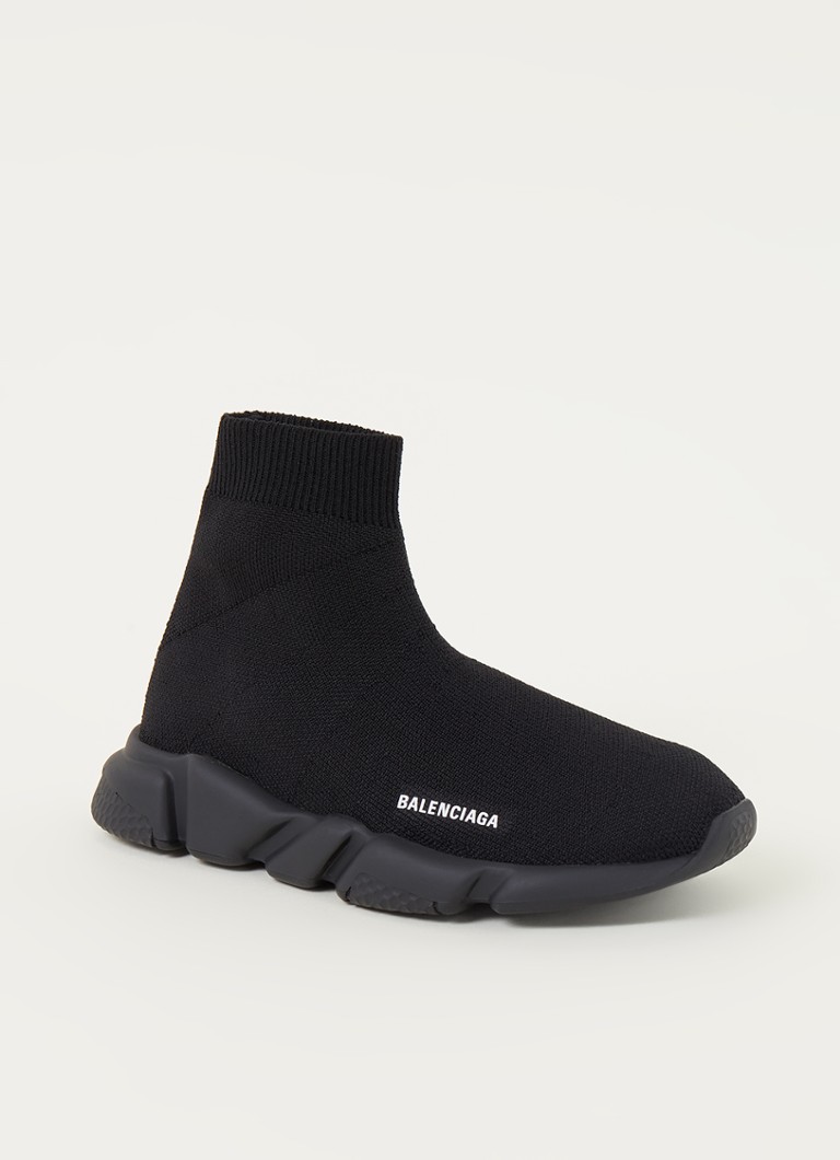 Mart verkrachting paars Balenciaga Speed Trainer met logo • Zwart • deBijenkorf.be