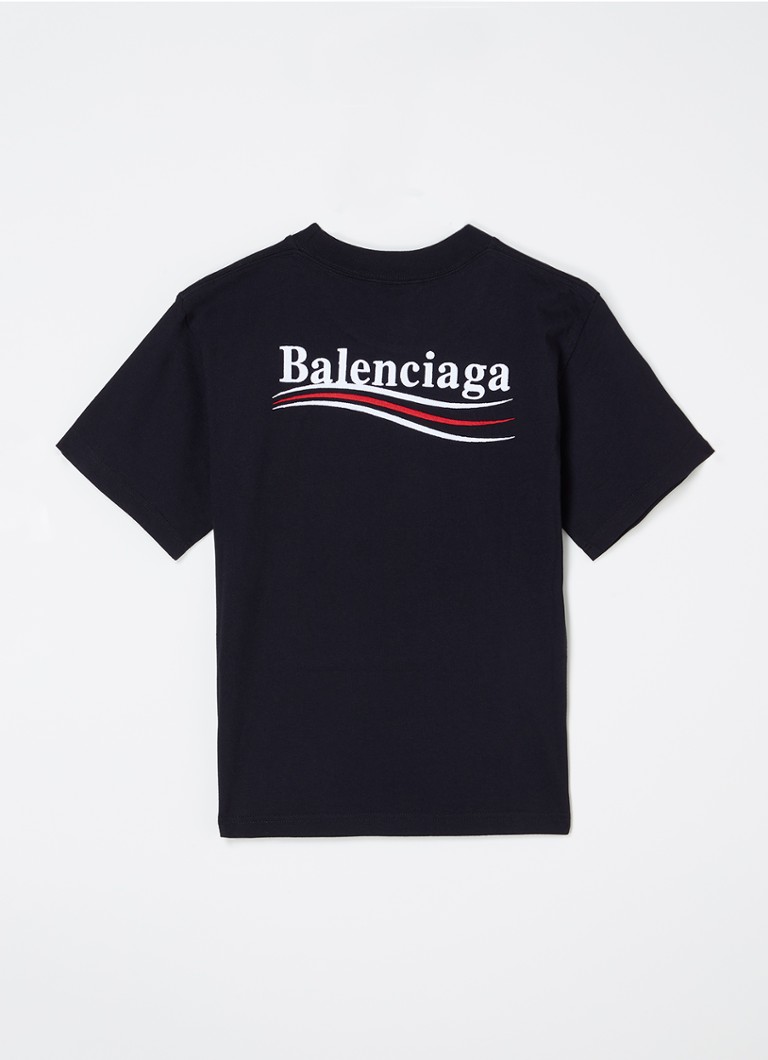 balenciaga back print t shirt