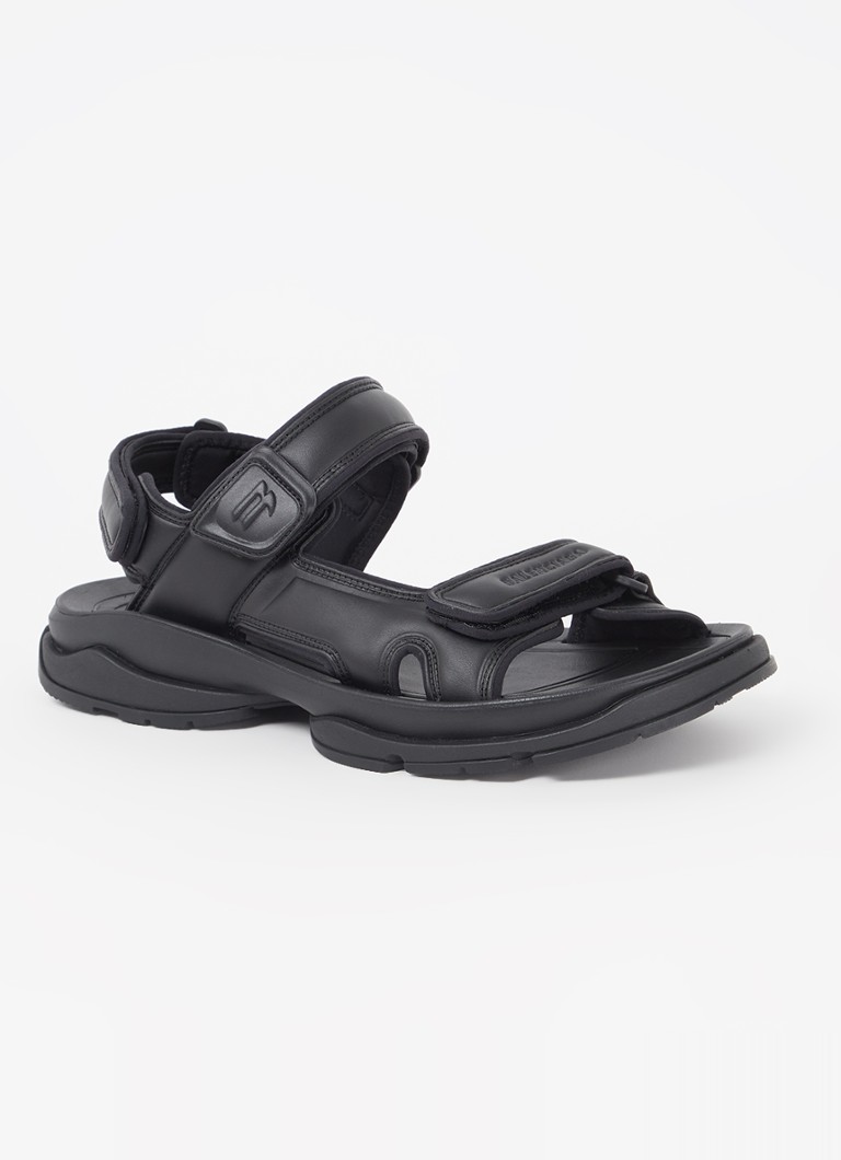 Balenciaga - Tourist sandaal van kalfsleer  - Zwart