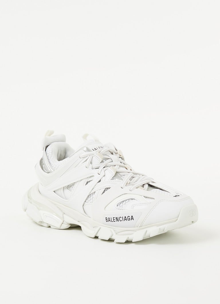 Balenciaga - Track sneaker met mesh details - Gebroken wit