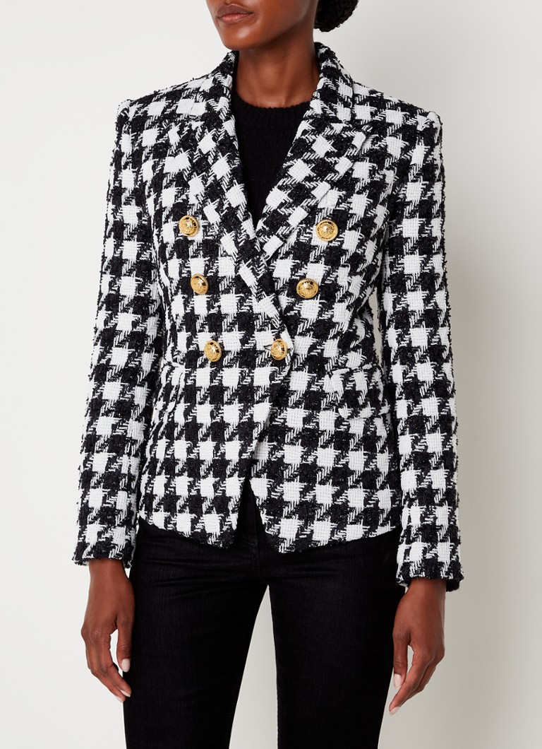 pied de poule blazer