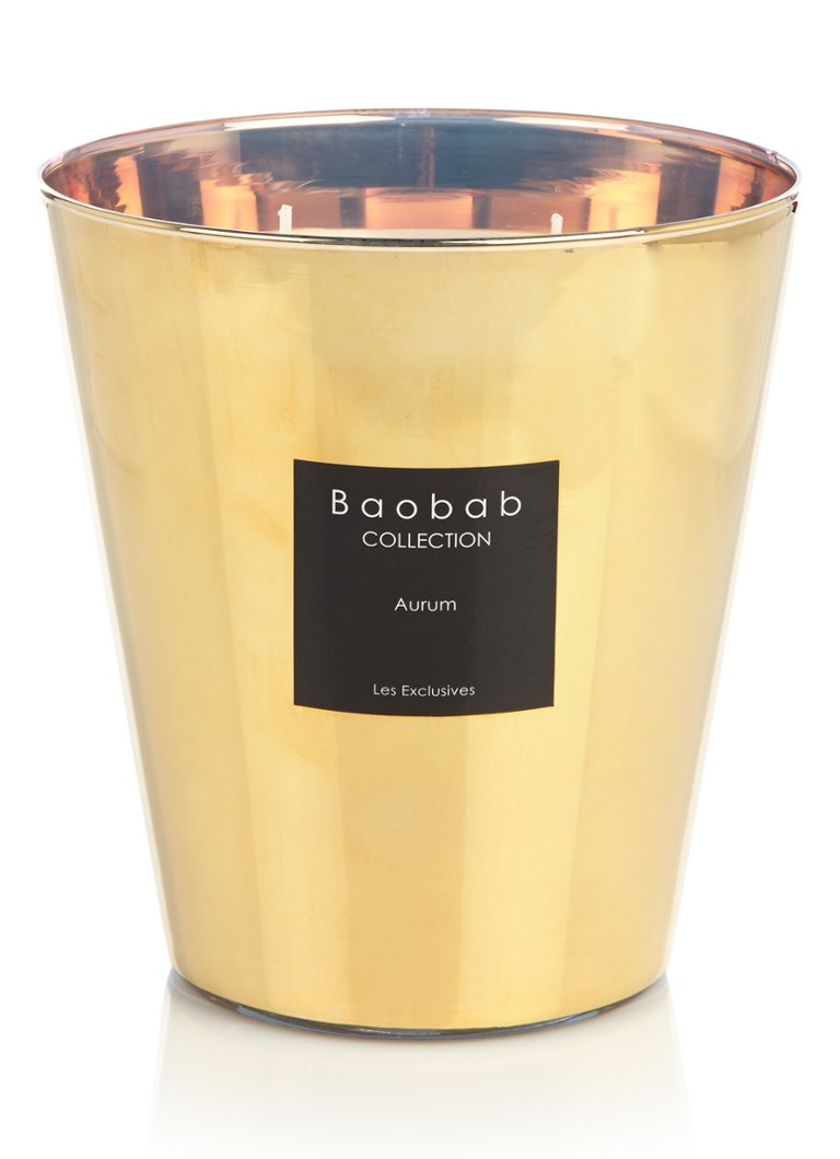 Baobab Collection - Aurum Les Exclusives Max 16 geurkaars - Goud