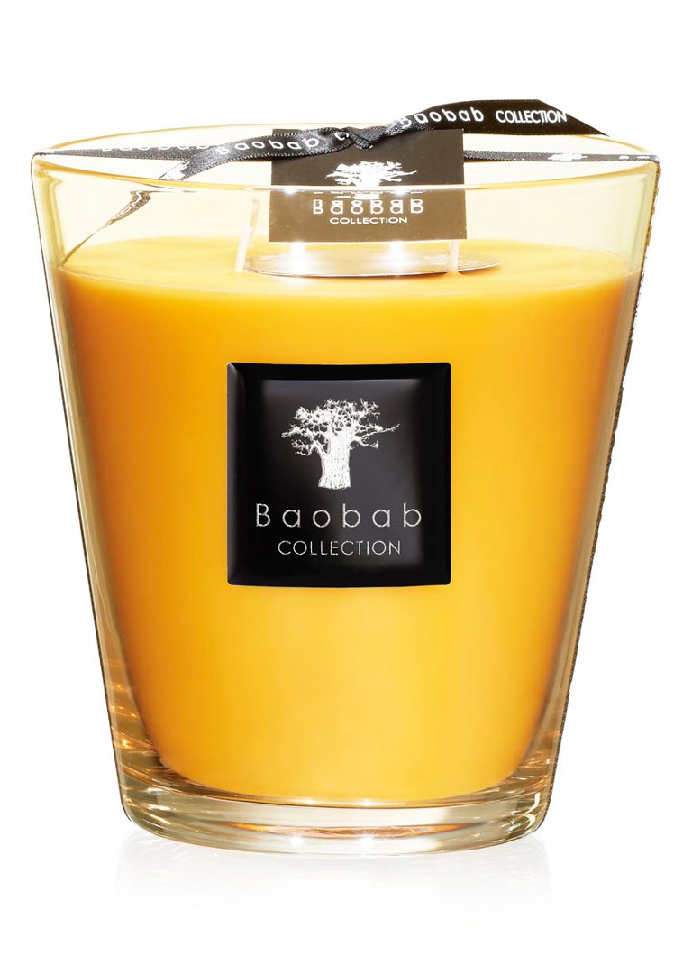 Baobab Collection - Bougie parfumée Zanzibar Spices Africa - Ocre jaune