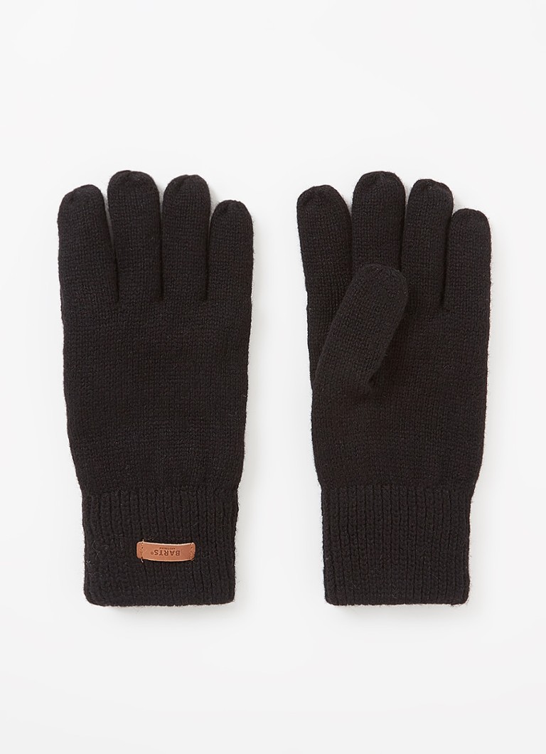 Barts - Haakon handschoenen van wol - Zwart