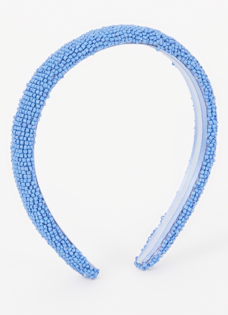 Becksöndergaard - Solid Slim Beaded haarband met kralendecoratie - Lavendel