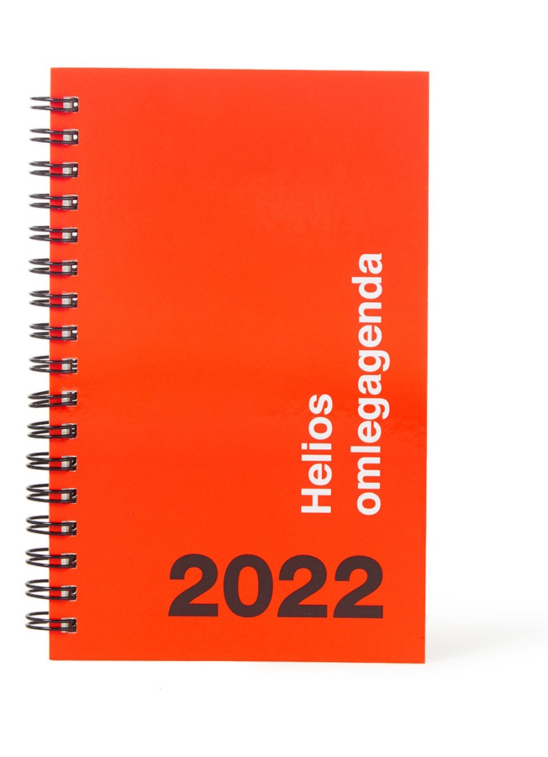 Bekking & Blitz - Agenda avec reliure a anneaux Helios 2022 - Rouge